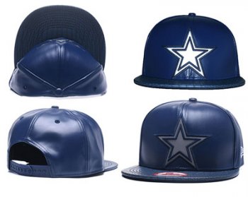 NFL Dallas Cowboys Fresh Logo Blue Reflective Adjustable Hat