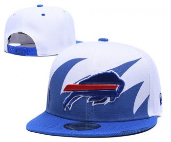 Bills Team Logo White Adjustable Hat TX