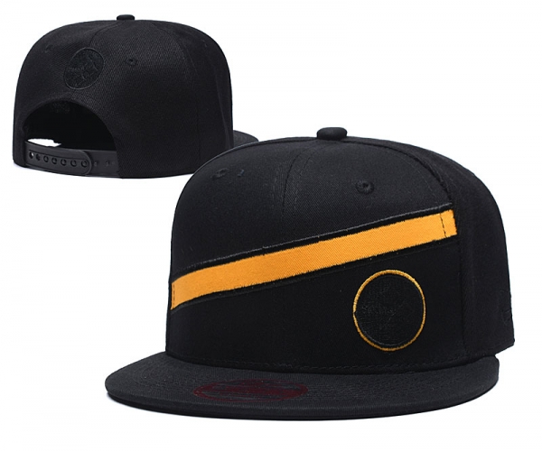 Steelers Fresh Logo Black Adjustable Hat LT