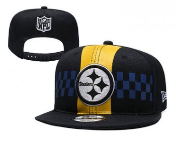 Steelers Fresh Logo Black 2019 Draft Adjustable Hat YD