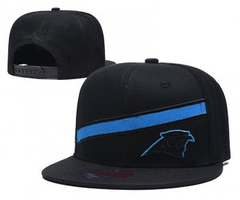 Panthers Team Logo Black Adjustable Hat LT