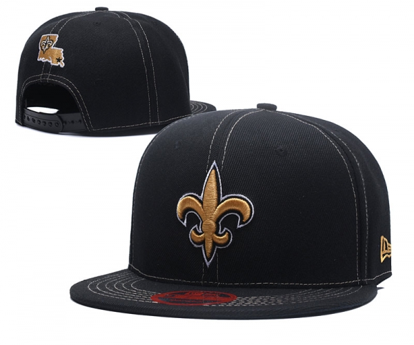 Saints Team Logo Black Adjustable Hat LT