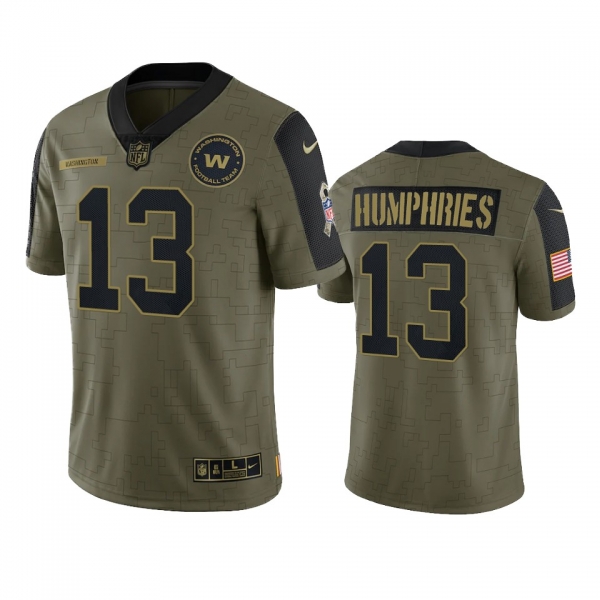 Washington Football Team Adam Humphries Olive 2021 Salute To Service Limited Jersey