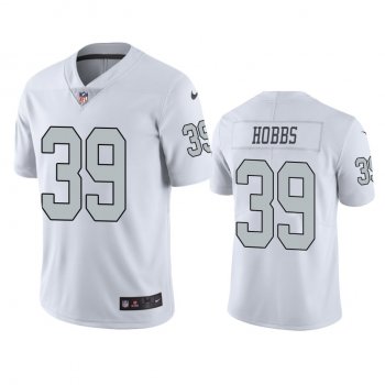 Color Rush Limited Las Vegas Raiders Nate Hobbs White Jersey