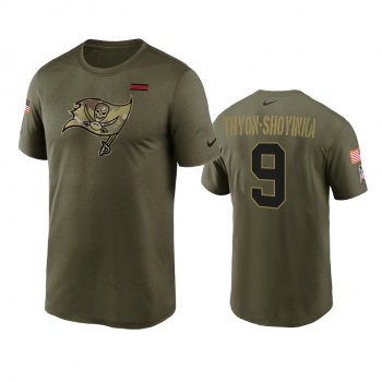 Tampa Bay Buccaneers Joe Tryon-Shoyinka Olive 2021 Salute To Service T-Shirt