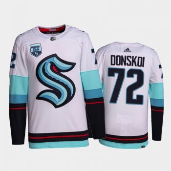 Seattle Kraken Joonas Donskoi Away 2021-22 White Authentic Jersey