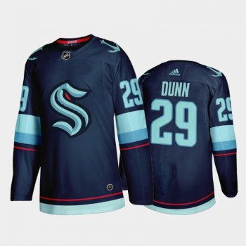 Seattle Kraken Vince Dunn Home 2021-22 Navy Authentic Jersey