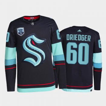 Seattle Kraken Chris Driedger #60 Home 2021-22 Authentic Jersey Navy