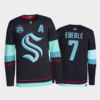 Seattle Kraken Jordan Eberle #7 Home 2021-22 Authentic Jersey Navy