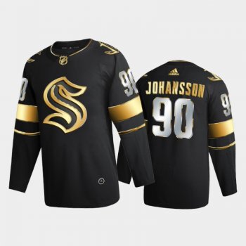 Seattle Kraken Marcus Johansson #90 Golden Edition 2021-22 Authentic Jersey Black