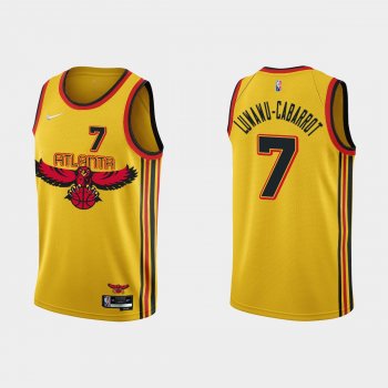 Atlanta Hawks #7 Timothe Luwawu-Cabarrot 2021-22 NBA 75th Anniversary City Gold Jersey