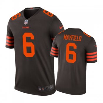 Cleveland Browns #6 Baker Mayfield Nike color rush Jersey