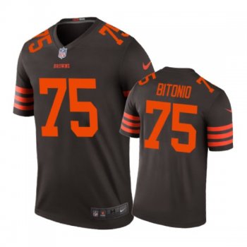 Cleveland Browns #75 Joel Bitonio Nike color rush Jersey