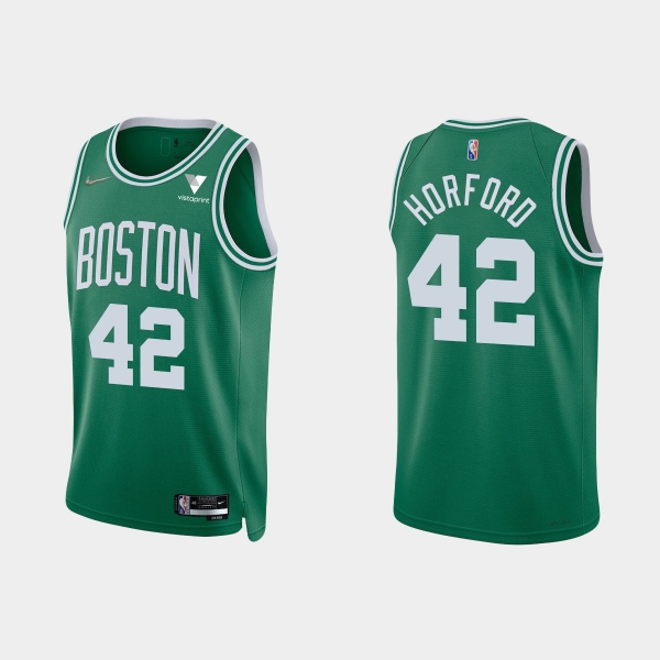 Boston Celtics Al Horford #42 Nike 2021/22 75th Anniversary Diamond Kelly Green Jersey Icon