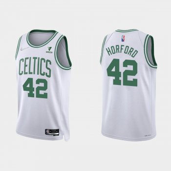 Boston Celtics Al Horford #42 Nike 2021/22 75th Anniversary Diamond White Jersey Association