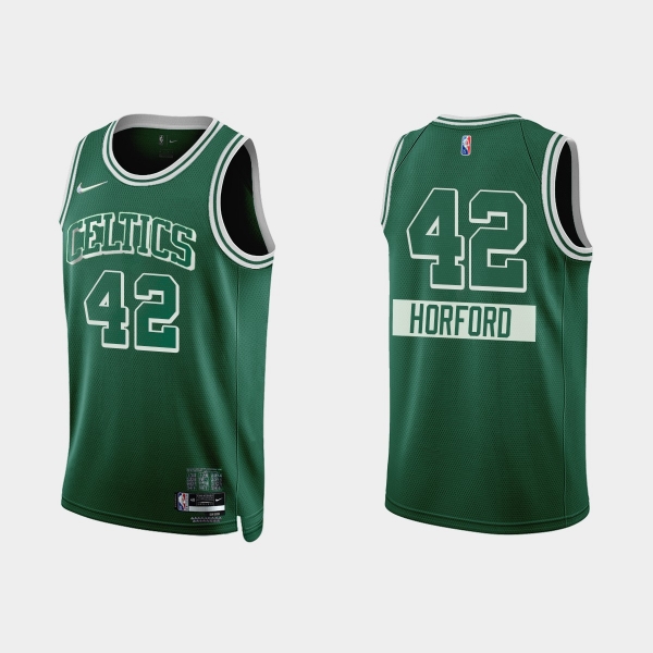 Celtics Al Horford #42 Nike City Edition 75th Anniversary Green Jersey