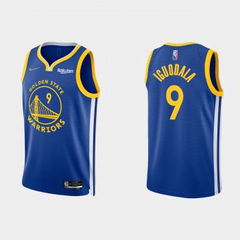 Golden State Warriors Andre Iguodala #9 Nike 2021/22 75th Anniversary Diamond Royal Jersey Icon