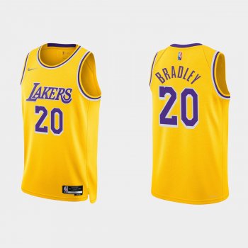 Los Angeles Lakers Avery Bradley #20 Nike 2021/22 75th Anniversary Diamond Gold Jersey Icon