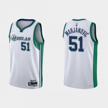 Dallas Mavericks Boban Marjanovic #51 Nike 2021/22 75th Anniversary City White Jersey