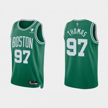 Boston Celtics Brodric Thomas #97 Nike 2021/22 75th Anniversary Diamond Kelly Green Jersey Icon