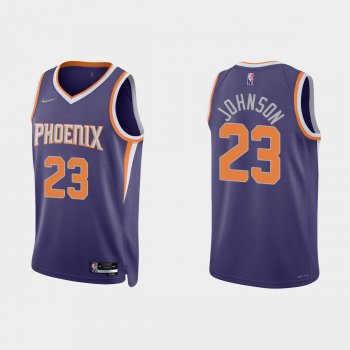 Phoenix Suns Cameron Johnson #23 Nike 2021/22 75th Anniversary Diamond Purple Jersey Icon