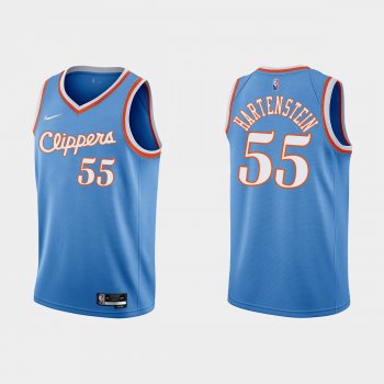 Los Angeles Clippers 75th Anniversary #55 Isaiah Hartenstein Blue City Jersey