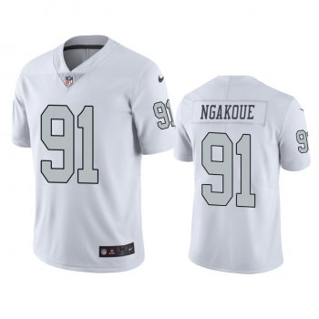 Color Rush Limited Las Vegas Raiders Yannick Ngakoue White Jersey