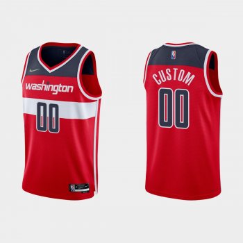 Toronto Raptors Custom #00 Nike 2021/22 75th Anniversary Diamond Red Jersey Icon