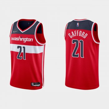 Washington Wizards Daniel Gafford #21 Nike 2021/22 75th Anniversary Diamond Red Jersey Icon