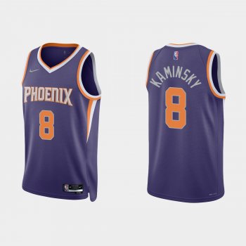 Phoenix Suns Frank Kaminsky #8 Nike 2021/22 75th Anniversary Diamond Purple Jersey Icon