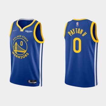 Golden State Warriors Gary Payton II #0 Nike 2021/22 75th Anniversary Diamond Royal Jersey Icon