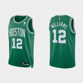 Boston Celtics Grant Williams #12 Nike 2021/22 75th Anniversary Diamond Kelly Green Jersey Icon