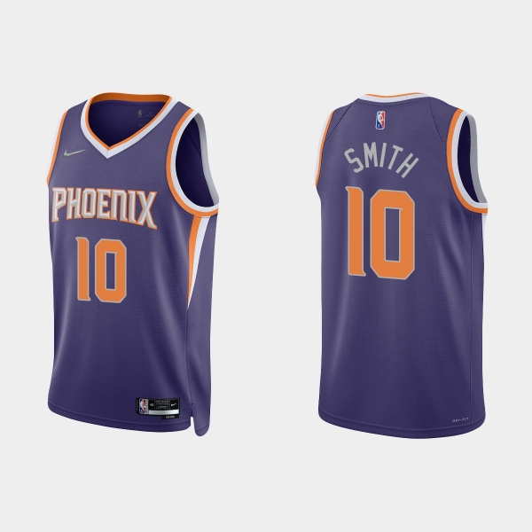 Phoenix Suns Jalen Smith #10 Nike 2021/22 75th Anniversary Diamond Purple Jersey Icon