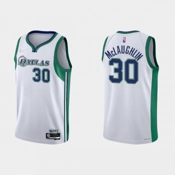 Dallas Mavericks JaQuori McLaughlin #30 Nike 2021/22 75th Anniversary City White Jersey