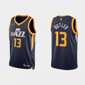 Utah Jazz Jared Butler #13 Nike 2021/22 75th Anniversary Diamond Navy Jersey Icon