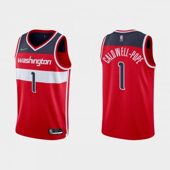 Washington Wizards Kentavious Caldwell-Pope #1 Nike 2021/22 75th Anniversary Diamond Red Jersey Icon