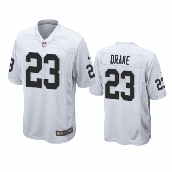 Las Vegas Raiders Kenyan Drake White Game Jersey