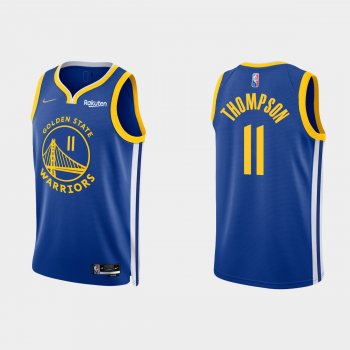 Golden State Warriors Klay Thompson #11 Nike 2021/22 75th Anniversary Diamond Royal Jersey Icon