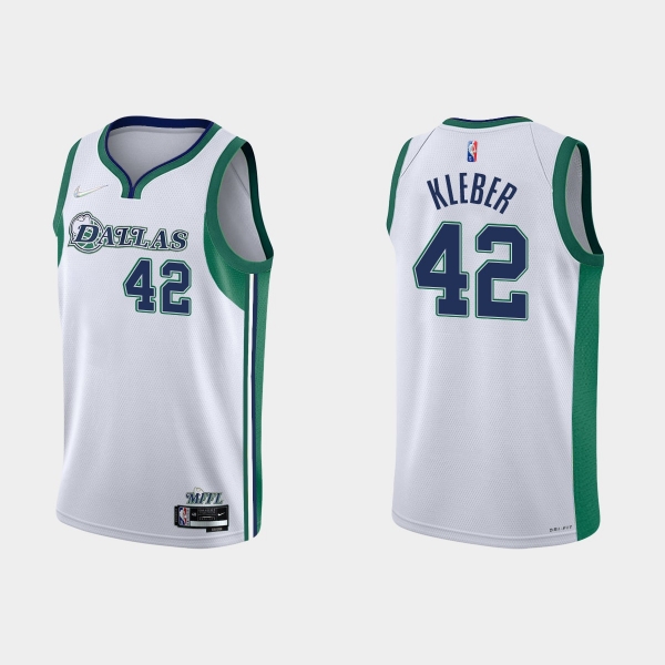 Dallas Mavericks Maxi Kleber #42 Nike 2021/22 75th Anniversary City White Jersey