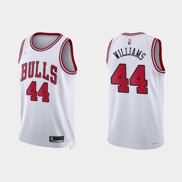 Chicago Bulls Patrick Williams #44 Nike 2021/22 75th Anniversary Diamond White Jersey Association