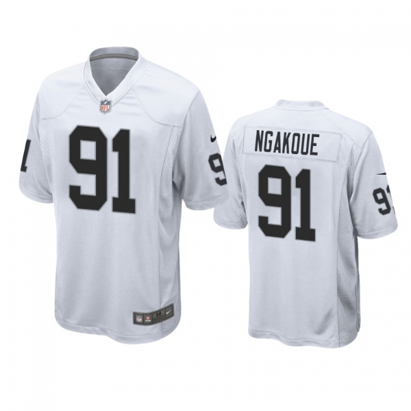 Las Vegas Raiders Yannick Ngakoue White Game Jersey