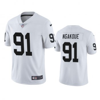 Yannick Ngakoue Las Vegas Raiders White Vapor Limited Jersey