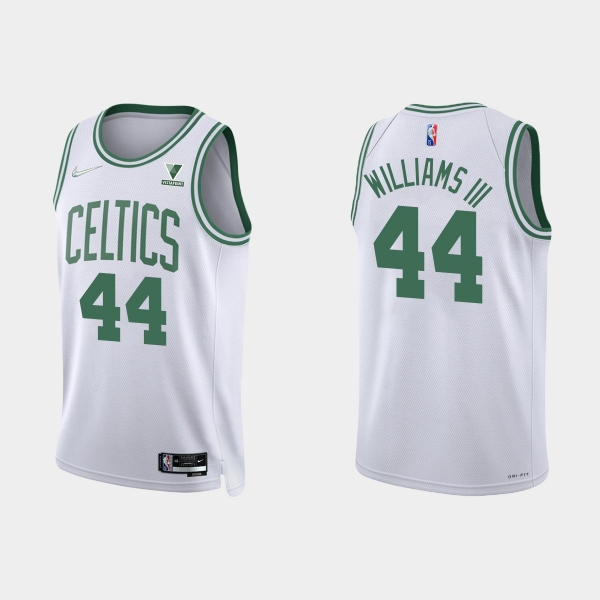 Boston Celtics Robert Williams III #44 Nike 2021/22 75th Anniversary Diamond White Jersey Association