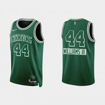 Celtics Robert Williams III #44 Nike City Edition 75th Anniversary Green Jersey