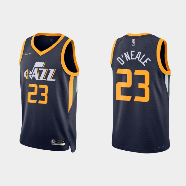 Utah Jazz Royce O'Neale #23 Nike 2021/22 75th Anniversary Diamond Navy Jersey Icon