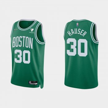 Boston Celtics Sam Hauser #30 Nike 2021/22 75th Anniversary Diamond Kelly Green Jersey Icon