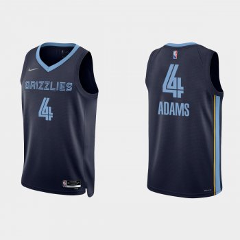 Memphis Grizzlies Steven Adams #4 Nike 2021/22 75th Anniversary Diamond Navy Jersey Icon