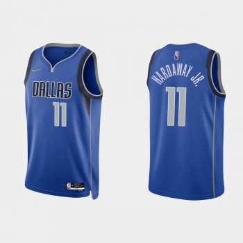 Dallas Mavericks Tim Hardaway Jr. #11 Nike 2021/22 75th Anniversary Diamond Blue Jersey Icon