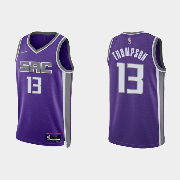 Sacramento Kings Tristan Thompson #13 Nike 2021/22 75th Anniversary Diamond Purple Jersey Icon