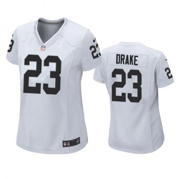 Women's Las Vegas Raiders Kenyan Drake White Game Jersey